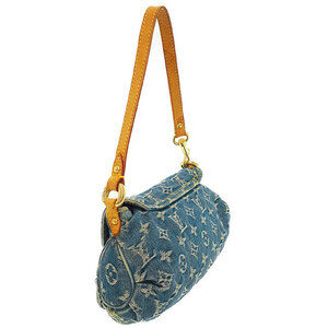 Louis Vuitton Pleaty Monogram Denim Bag Shoulder Semi